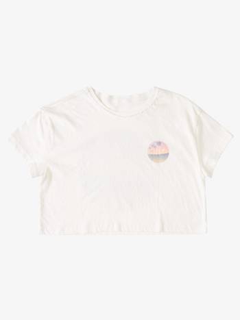 Kids' Roxy When In Hawaii Cropped T-Shirt White | NZ_LW7212