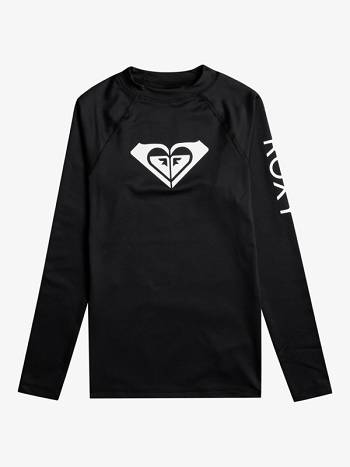 Kids' Roxy Whole Hearted Surf Dark Grey | NZ_LW4041