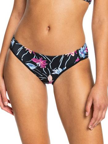 Women's Roxy Active Mid-Rise Bikini Bottoms Dark Grey | NZ_LW8438