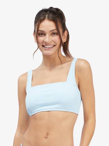 Women's Roxy Active Tankini Sports Bra Bikini Tops Blue | NZ_LW3179