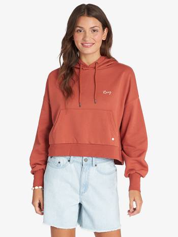 Women's Roxy Afternoon Hike Hoodies orange | NZ_LW4899