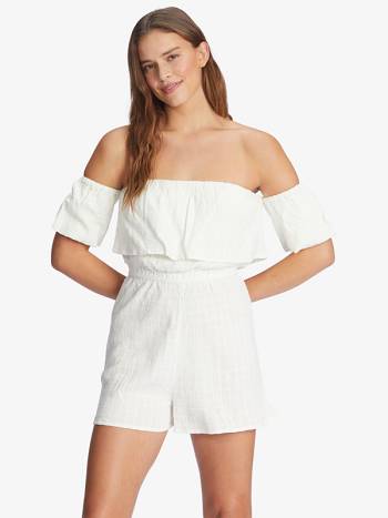 Women's Roxy Another Day Rompers White | NZ_LW6548