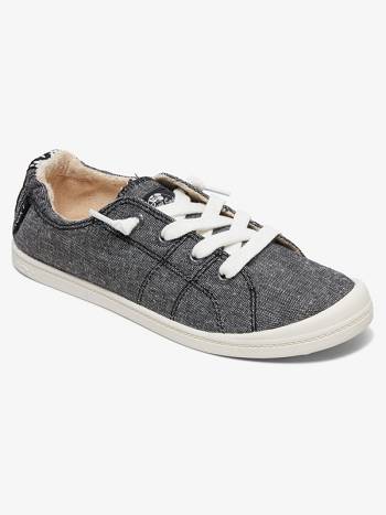 Women's Roxy Bayshore Sneakers Black | NZ_LW6688