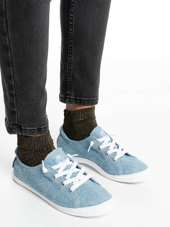 Women's Roxy Bayshore Sneakers Blue | NZ_LW9340