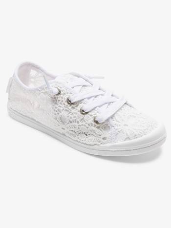 Women's Roxy Bayshore Sneakers White | NZ_LW6683