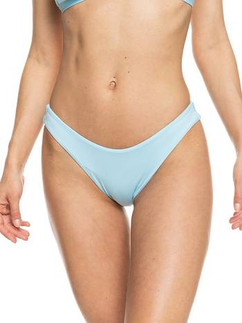 Women's Roxy Beach Classics High-Leg Solid Bikinis Blue | NZ_LW7546