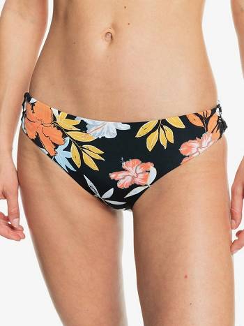 Women's Roxy Beach Classics Hipster Bikinis Dark Grey flower | NZ_LW6588