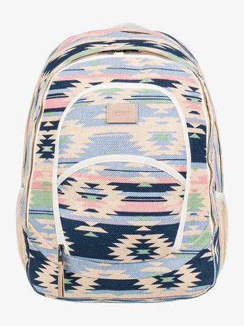 Women's Roxy Bird Island Backpacks Indigo flower | NZ_LW9809