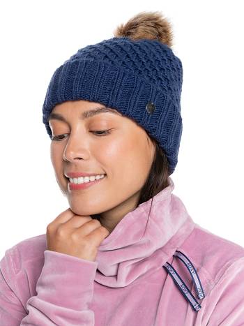 Women's Roxy Blizzard Beanies Blue | NZ_LW3865