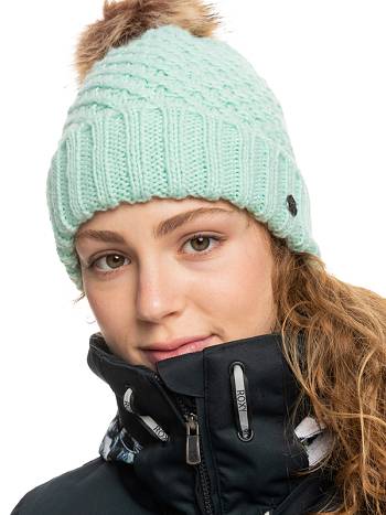 Women's Roxy Blizzard Beanies Light Turquoise | NZ_LW5286