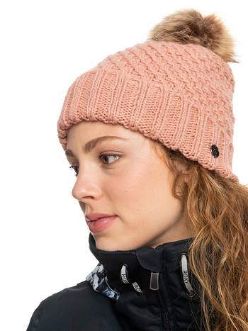 Women's Roxy Blizzard Beanies Rose pink | NZ_LW1950