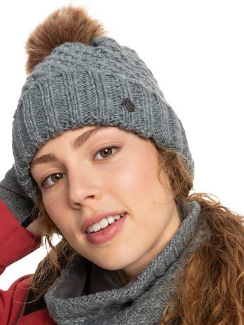 Women's Roxy Blizzard Beanies grey | NZ_LW5346