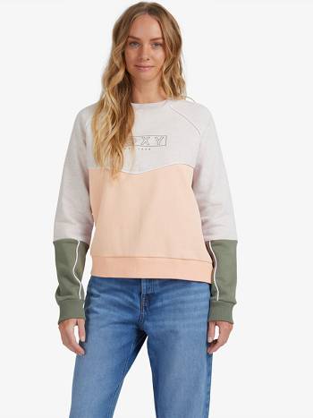 Women's Roxy Borderline Fleece Beige | NZ_LW5747