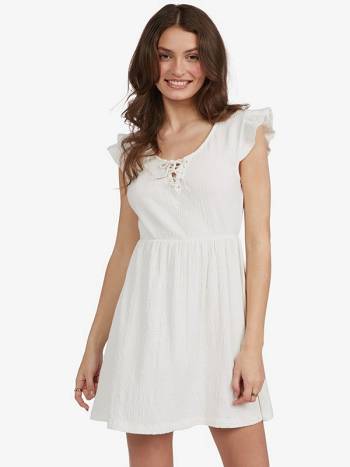 Women's Roxy Born In Paradise Dress White | NZ_LW7242