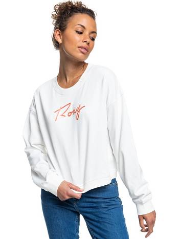 Women's Roxy Break Away Fleece White | NZ_LW4432