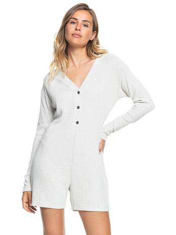 Women's Roxy Calling Home Romper Loungewear White | NZ_LW9723