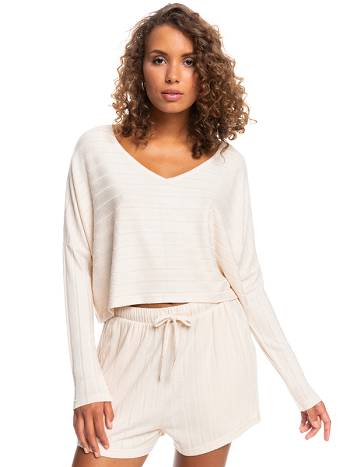 Women's Roxy Catch Me If You Can Loungewear Beige | NZ_LW1228