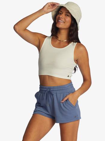 Women's Roxy Check Out Shorts Blue | NZ_LW8671