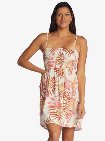 Women's Roxy Daylight Dreams Woven Strappy Dress White red | NZ_LW6049