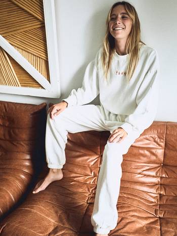 Women's Roxy Days Go By Loungewear White | NZ_LW1941