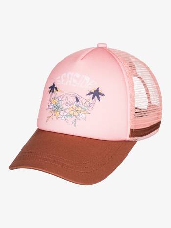 Women's Roxy Dig This Trucker Hats pink | NZ_LW4978