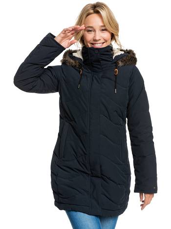 Women's Roxy Ellie Waterproof Jackets Black | NZ_LW2770