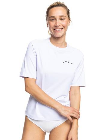 Women's Roxy Enjoy Waves Essentials White | NZ_LW5450