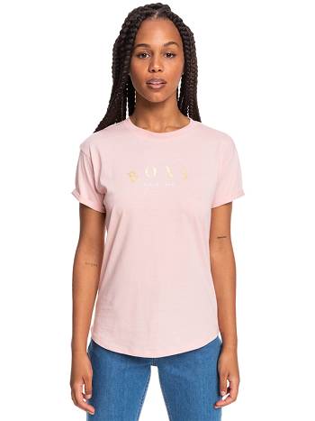 Women's Roxy Epic Afternoon T-Shirt pink | NZ_LW1999