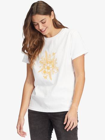 Women's Roxy Fairytale Boyfriend T-Shirt White | NZ_LW2964