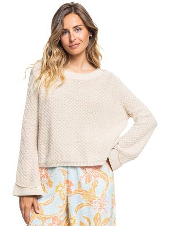 Women's Roxy Faraway Shades Sweaters Beige | NZ_LW2590