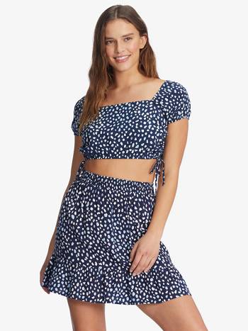 Women's Roxy Girls Night Out Skirts Indigo | NZ_LW7151