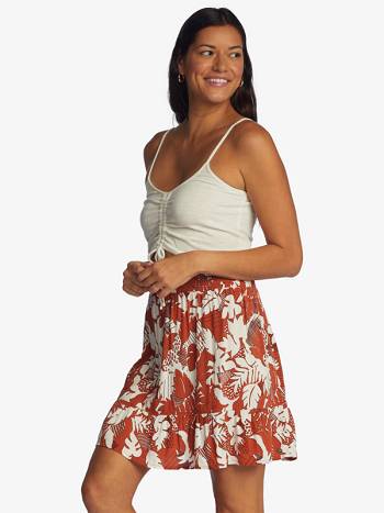 Women's Roxy Girls Night Out Skirts red flower | NZ_LW7772