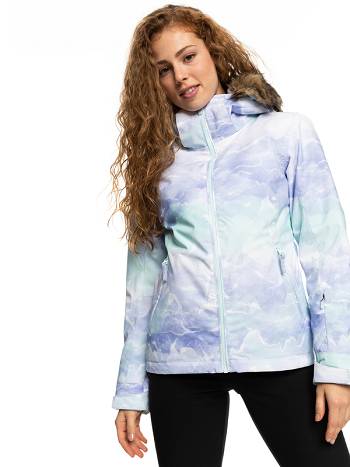 Women's Roxy Jet Ski Insulated Snow Jackets Light Turquoise | NZ_LW3224