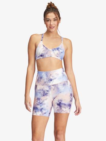 Women's Roxy Kaileo High Waisted Biker Shorts Rose blue | NZ_LW2094