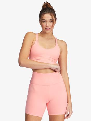 Women's Roxy Kaileo High Waisted Biker Shorts pink | NZ_LW3809