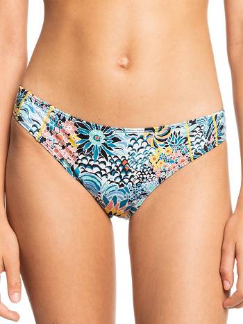 Women's Roxy LIBERTY Marine Bloom Full Bikinis blue Flower | NZ_LW8714