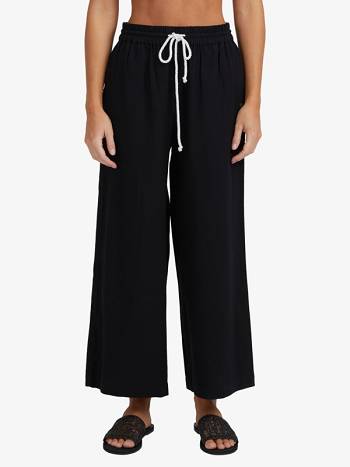 Women's Roxy Lekeitio Beach Pants Dark Grey | NZ_LW5417