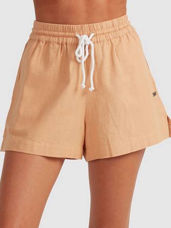 Women's Roxy Lekeitio Beach Shorts yellow | NZ_LW6935