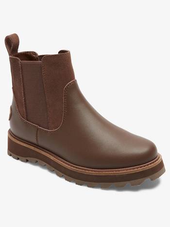 Women's Roxy Marren Chelsea Boots Brown | NZ_LW9703