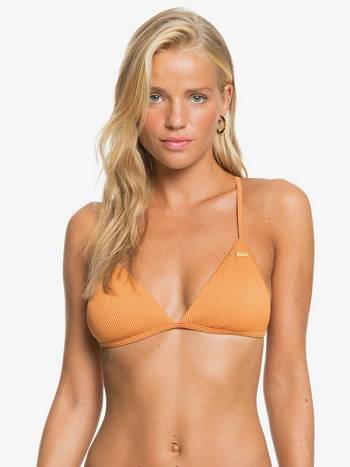 Women's Roxy Mind Of Freedom Triangle Bikini Tops Brown | NZ_LW2387