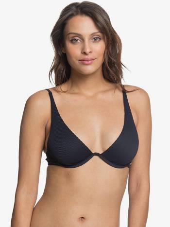 Women's Roxy Mind Of Freedom Underwire Bra Bikinis Dark Grey | NZ_LW1784