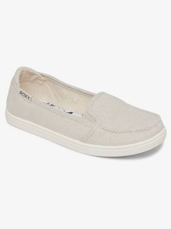 Women's Roxy Minnow Sneakers Beige | NZ_LW3044