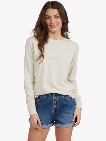 Women's Roxy Mountain Love Long Sleeve T-Shirt White | NZ_LW8260