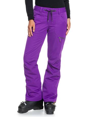 Women's Roxy Nadia Insulated Snow Pants purple | NZ_LW2729