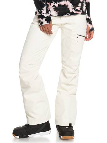 Women's Roxy Nadia Insulated Snow Pants White | NZ_LW9508