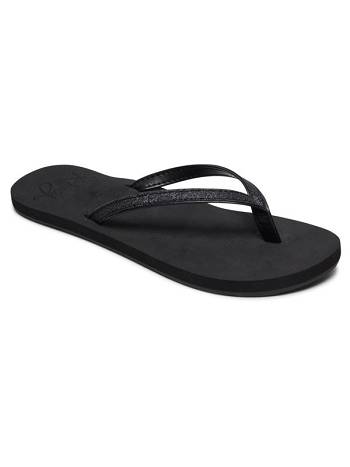 Women's Roxy Napili Flip Flops Black | NZ_LW3804