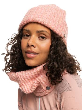 Women's Roxy Nevea Neck Warmer Scarves Rose | NZ_LW1502