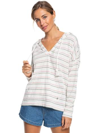 Women's Roxy Paddle Out Hoodies White | NZ_LW6907