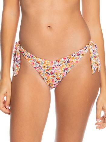 Women's Roxy Printed Beach Classics Cheeky Bikinis Rose | NZ_LW2585