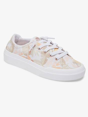 Women's Roxy Rae Sneakers White / Orange | NZ_LW7302